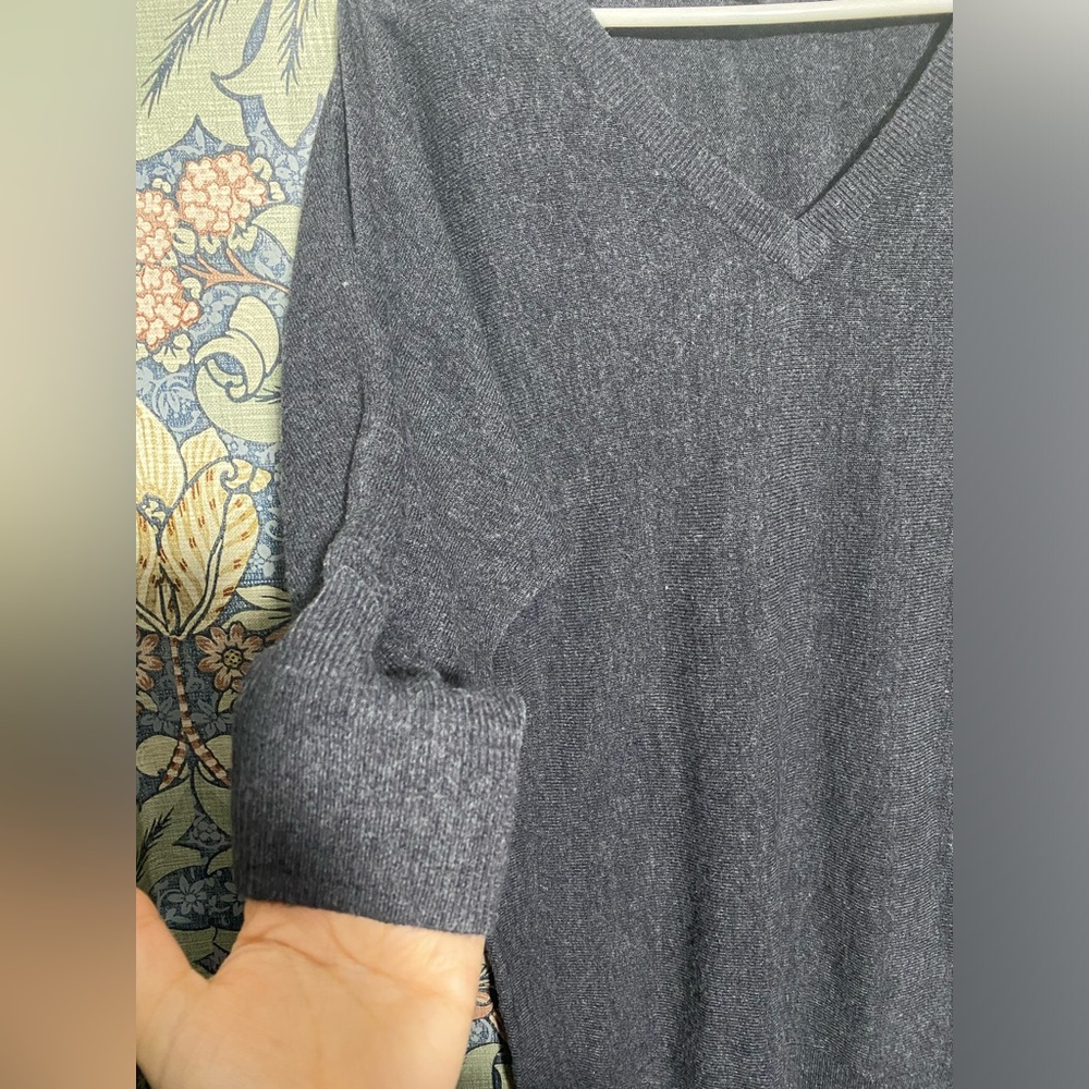 New York & Company Dark Gray Long Sleeve Dress - Picture 4 of 5